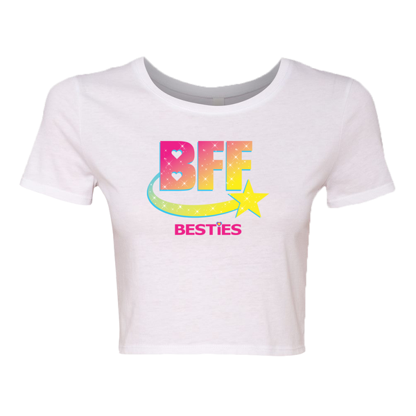 Womens Logo Crop Top T Shirt Happily LA After Entertainment LLC